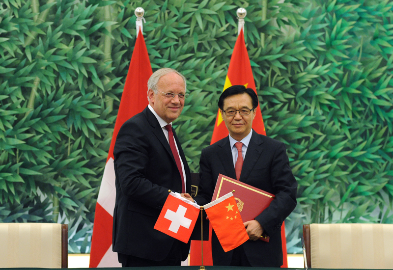 Switzerland signs free trade agreement with China - WATCHPRO USA