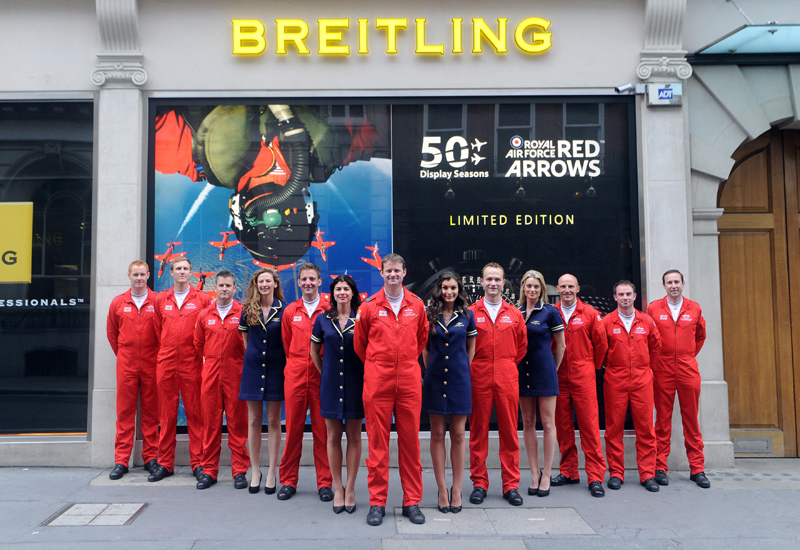 breitling red arrows