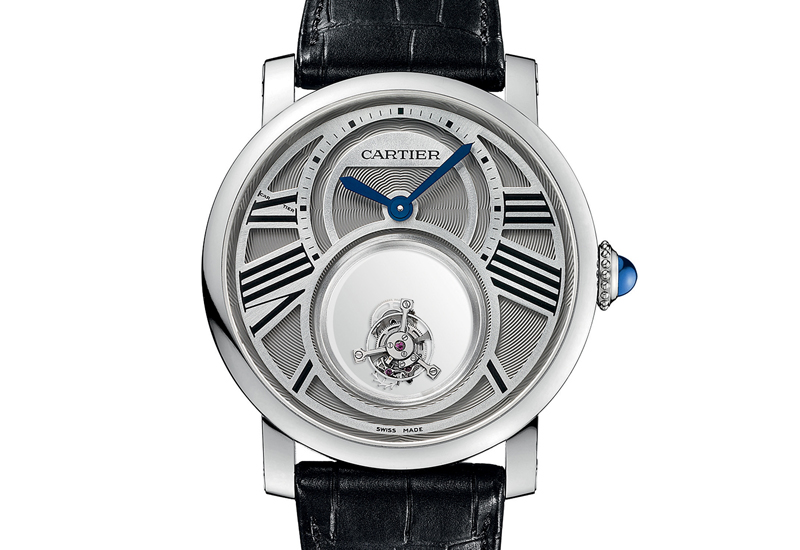 rotonde de cartier mysterious double tourbillon watch