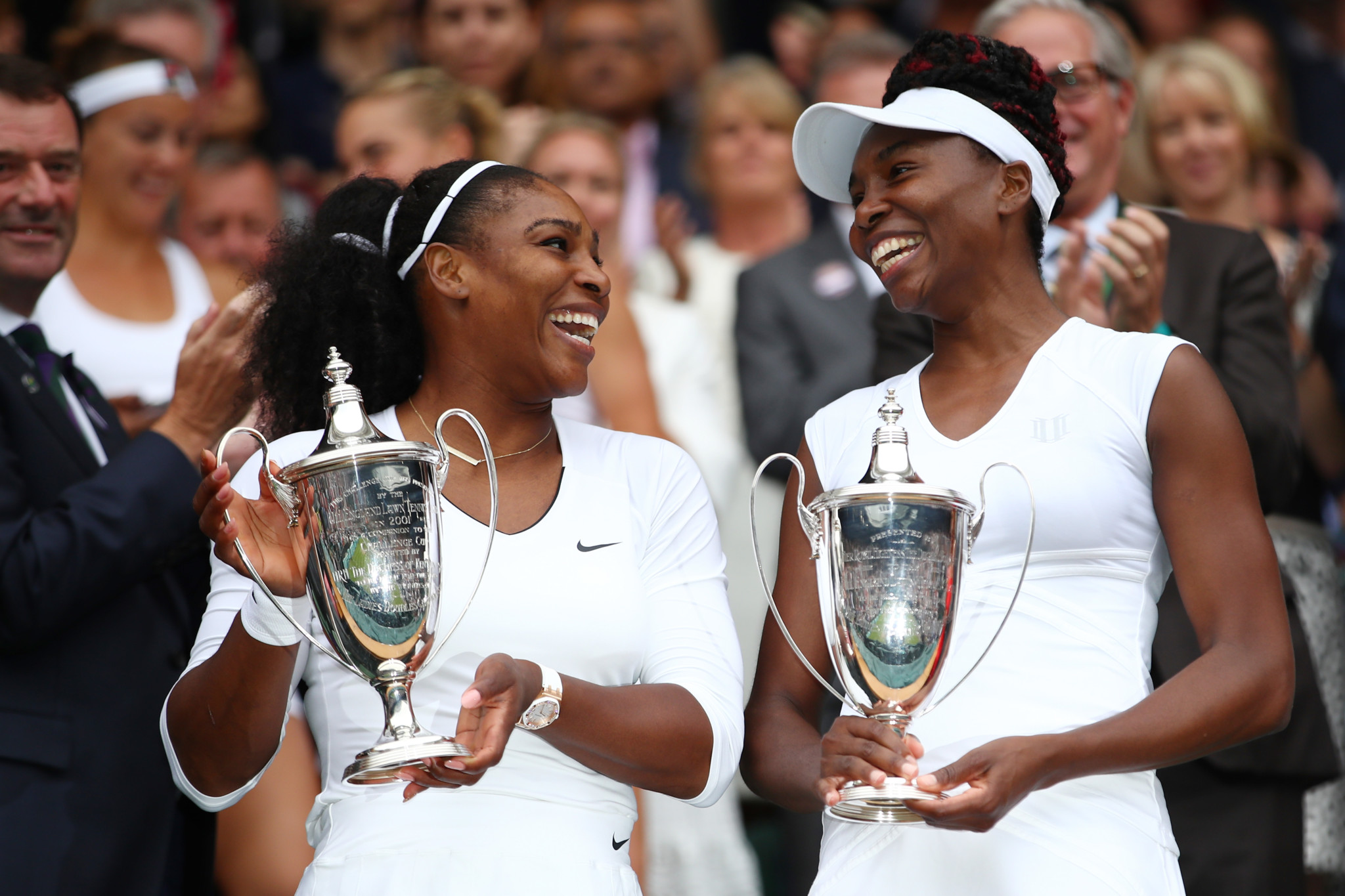 Serena Williams wins two Wimbledon titles wearing an Audemars Piguet