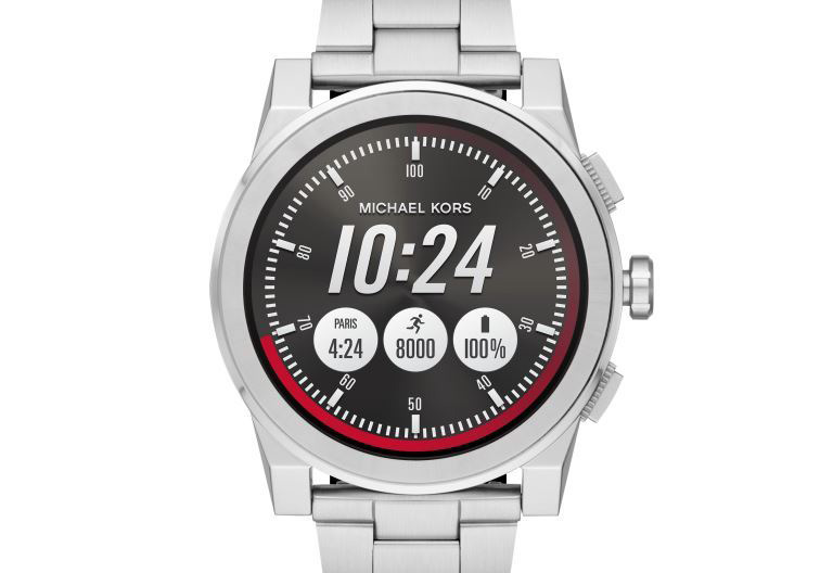 Michael kors men's top ion plated grayson smartwatch