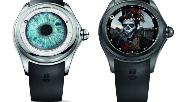 Corum invites modern artists to go crazy on dial of 52mm Big Bubbles