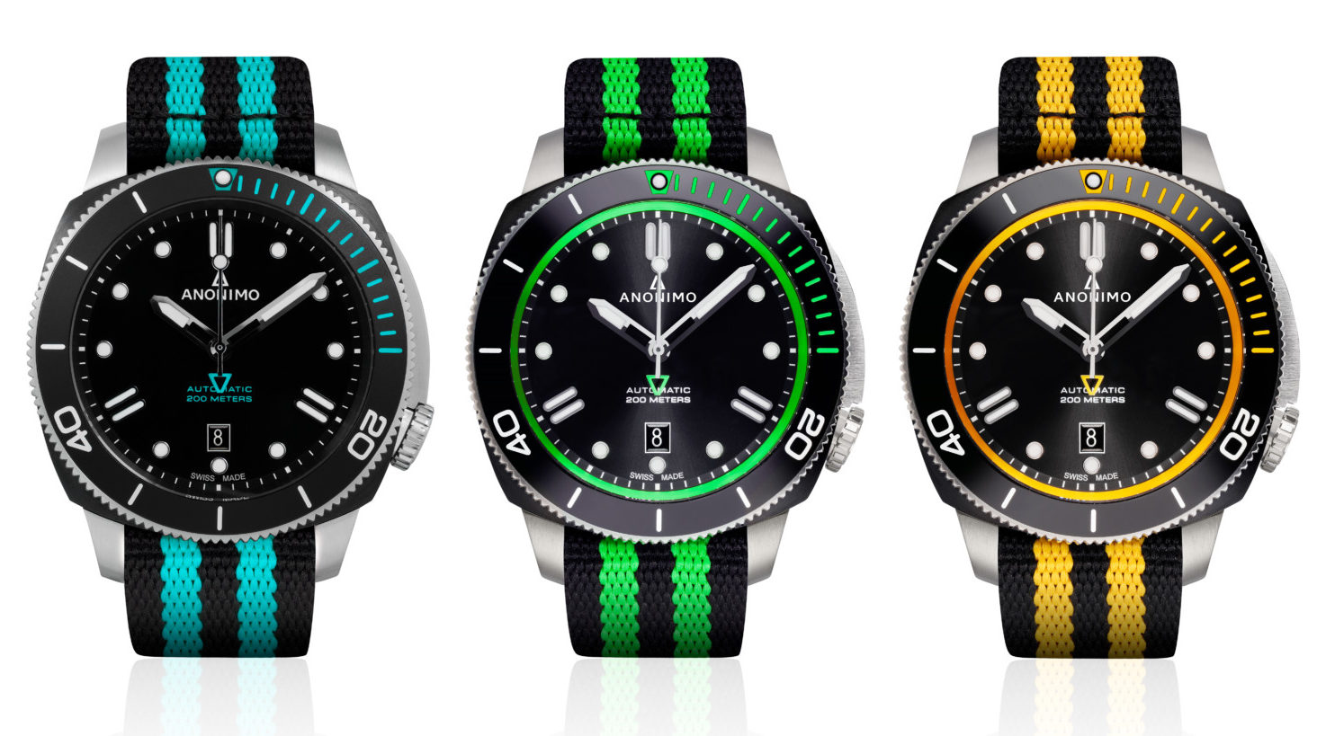 Anonimo gets colourful Nautilo models ready for summer