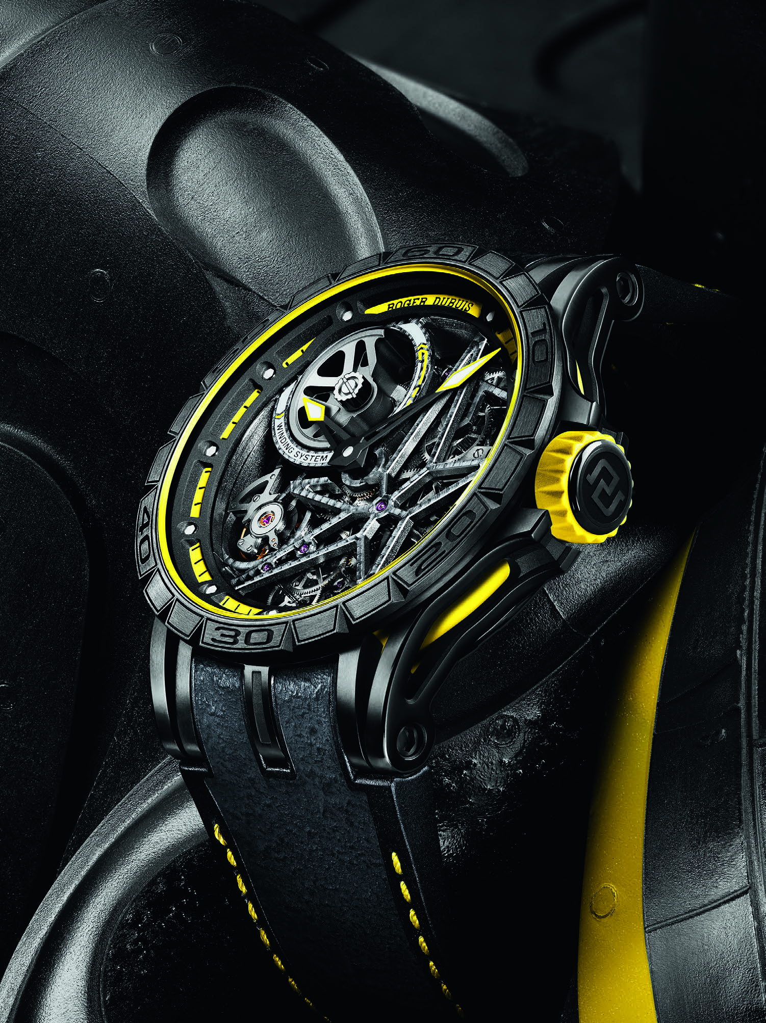 Roger Dubuis Excalibur Spider Pirelli colourful trio is here