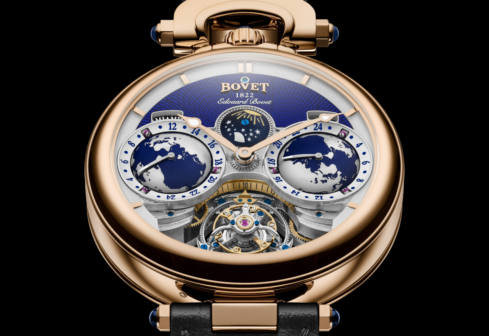 Bovet suspends tourbillon between sapphire using near invisible mechanisms