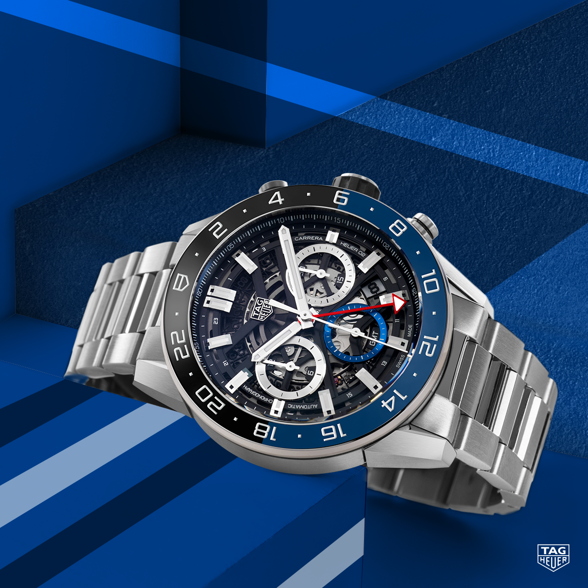 TAG Heuer adds GMT feature to Carrera piece for the first time