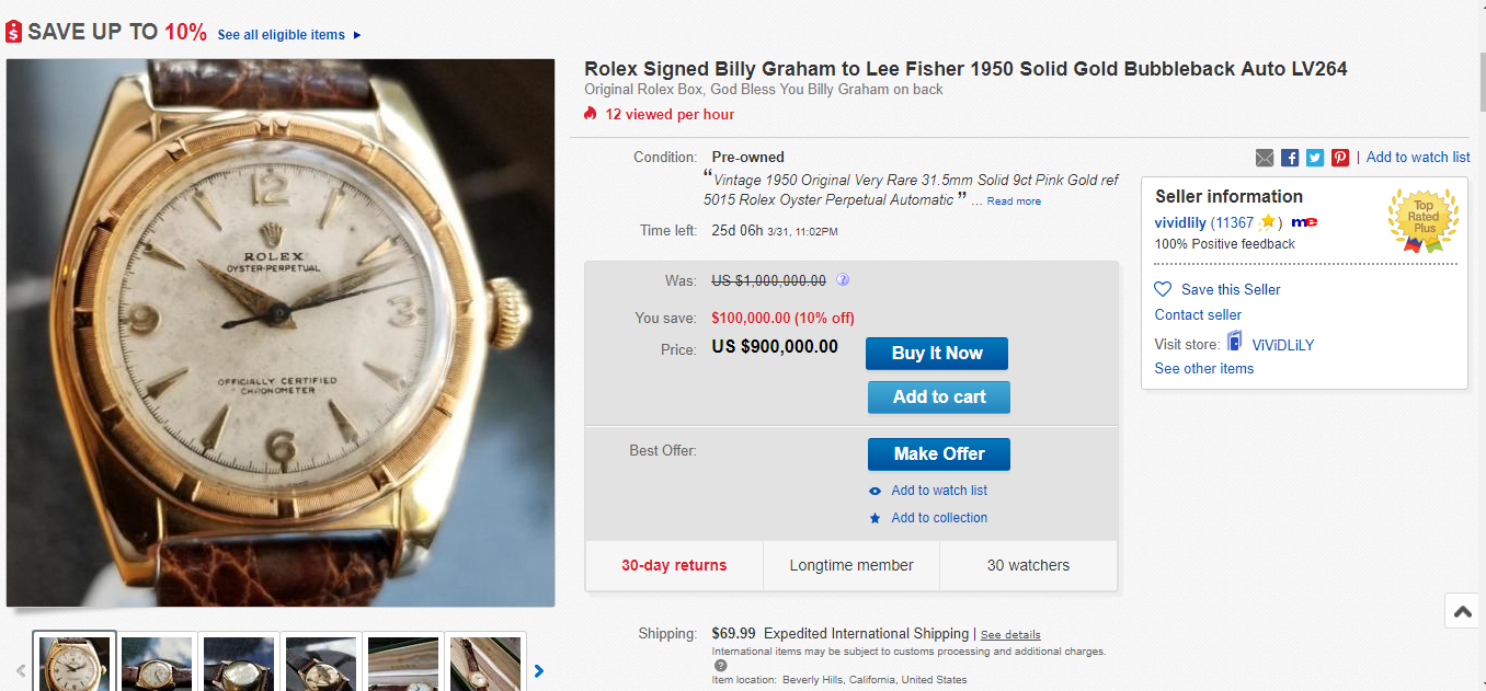 Buying rolex hot sale on ebay