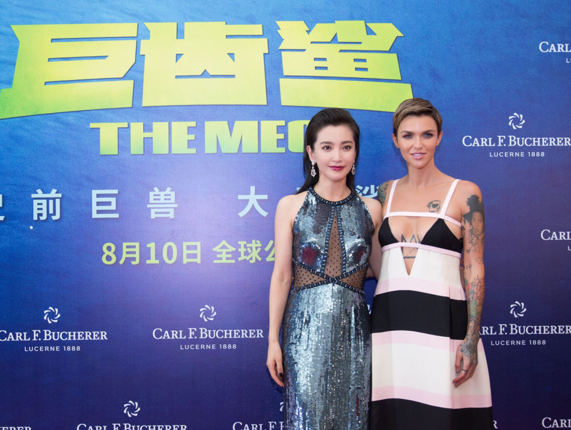 Carl F. Bucherer ambassador Li Bingbing stars alongside a 75 foot