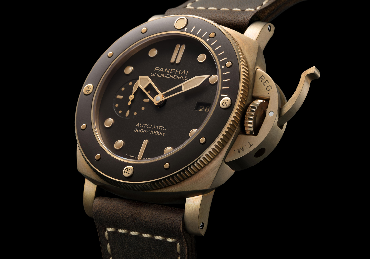 Panerai unveils a bronze version of its 2019 Submersible