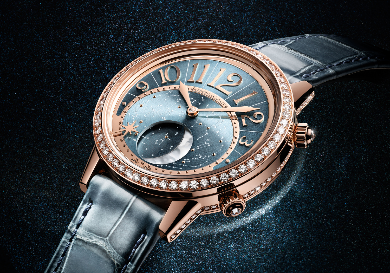 Jaeger LeCoultre makes moon phase central to its serene Rendez Vous