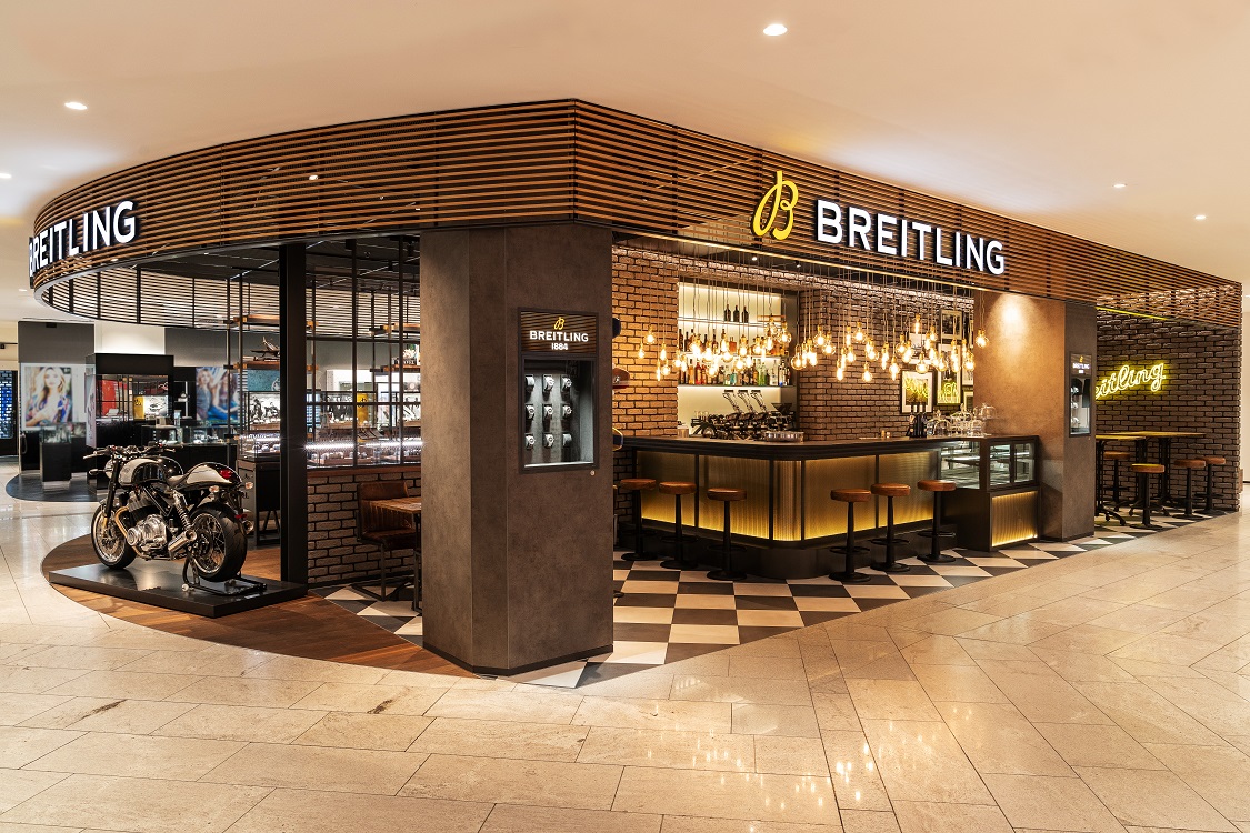 Breitling s bistro bar concept will roll out across top boutiques