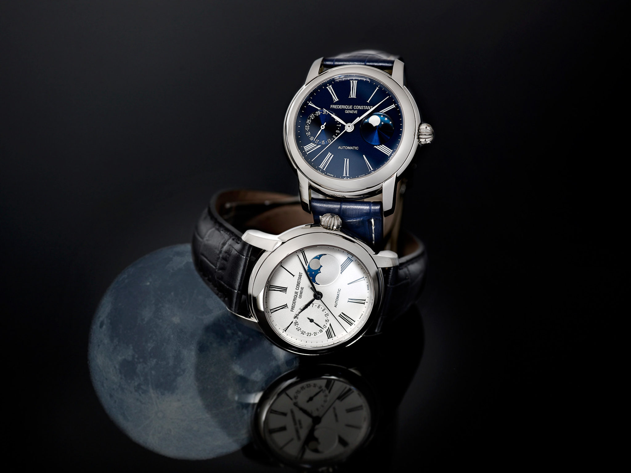 Frederique Constant creates classic moonphase collection using its 29th ...