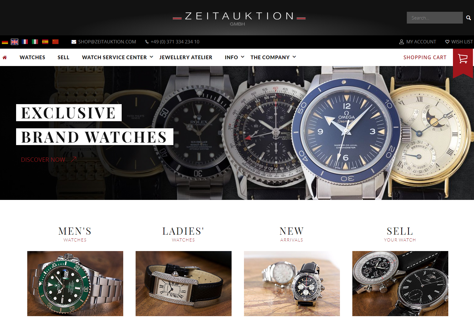 Watch Brands From Around the World on Chrono24