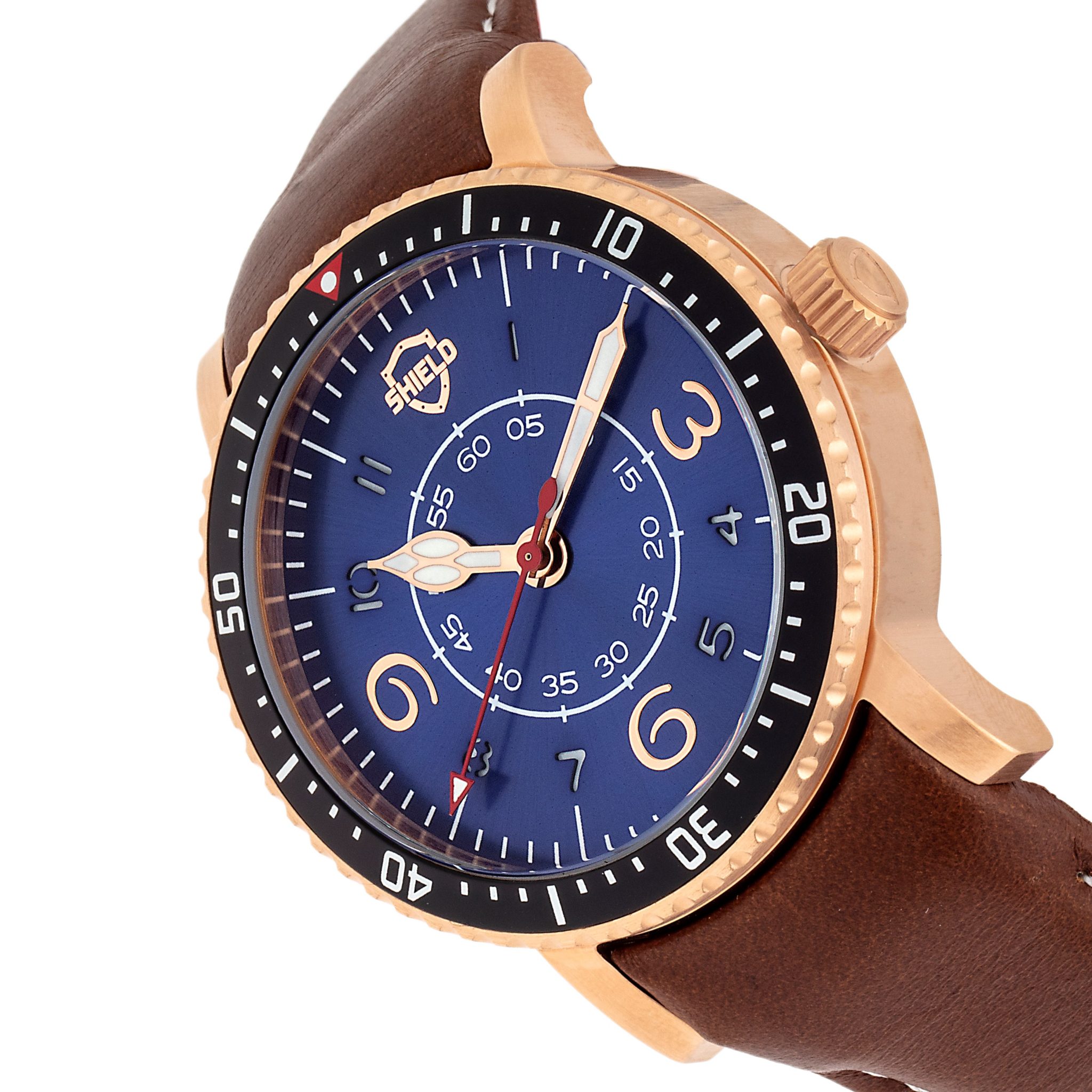 Shield Vessel Quartz Blue Dial Men's Watch SLDSH112-5 840148802773 - Watches,  Vessel - Jomashop