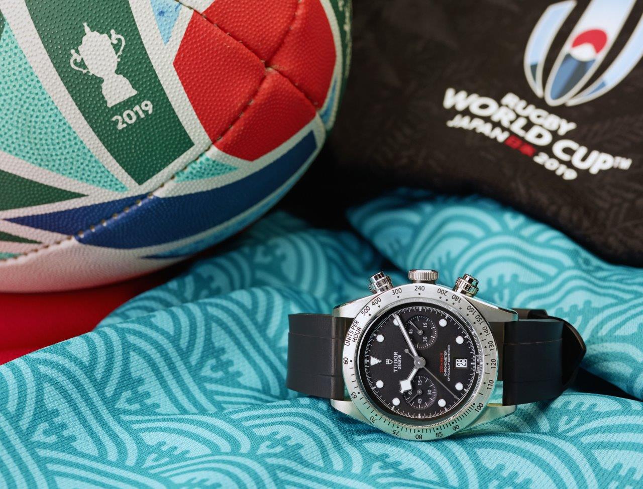 Tudor unveils special edition Black Bay Chrono as part of its partnership with Rugby World Cup