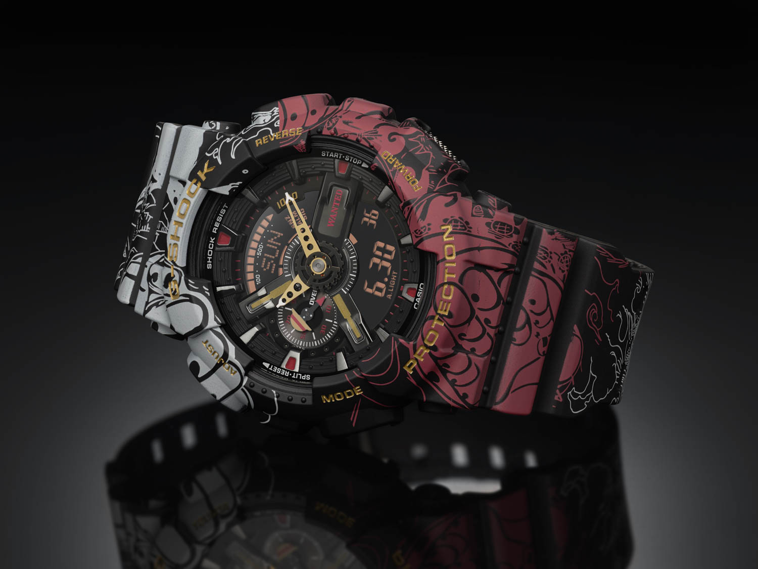 G-Shock continues Japanese anime collaborations with One Piece GA-110