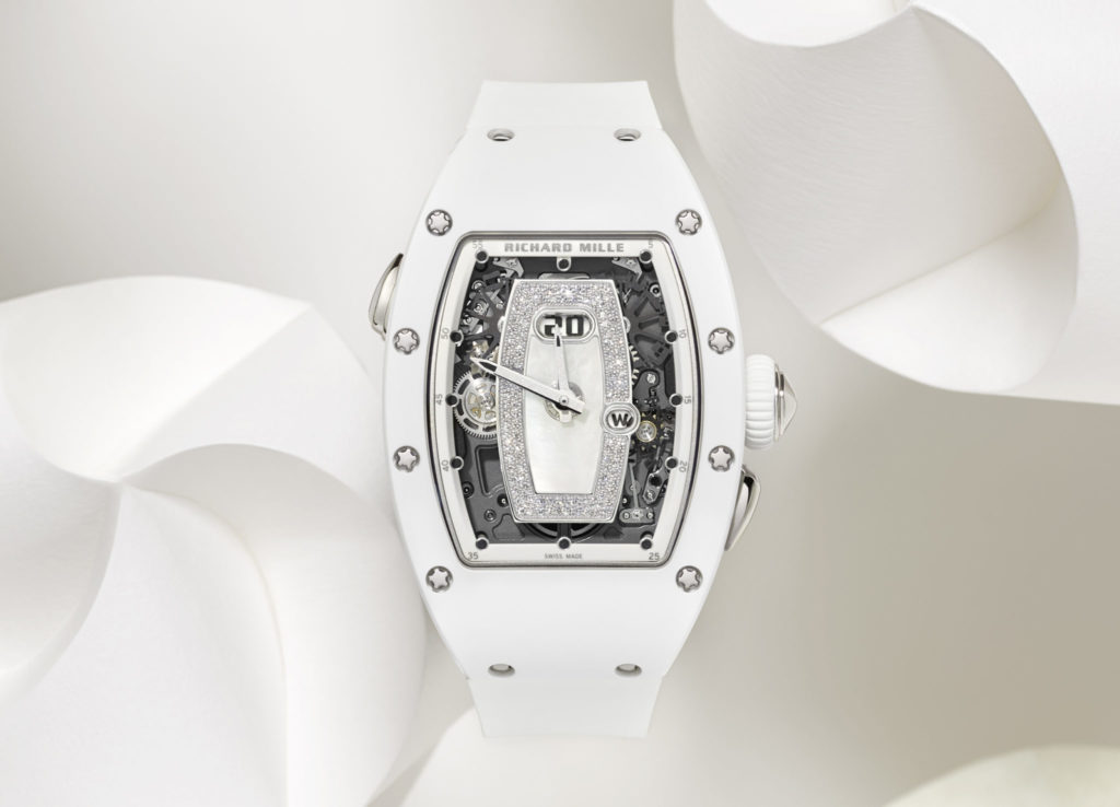 Richard Mille makes all white RM 037 watch for ladies