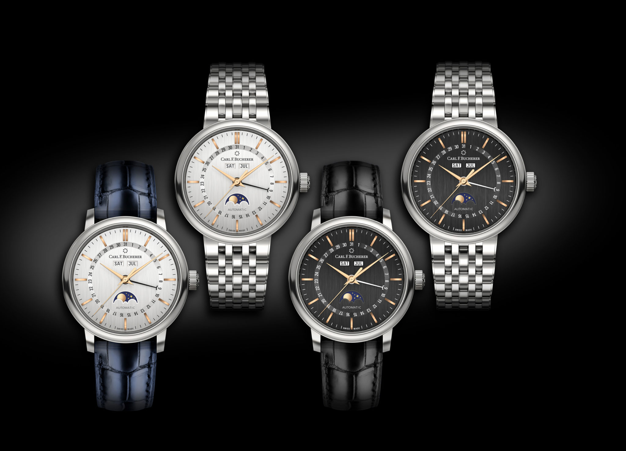 Carl F. Bucherer adds full calendar and moon phase to Adamavi