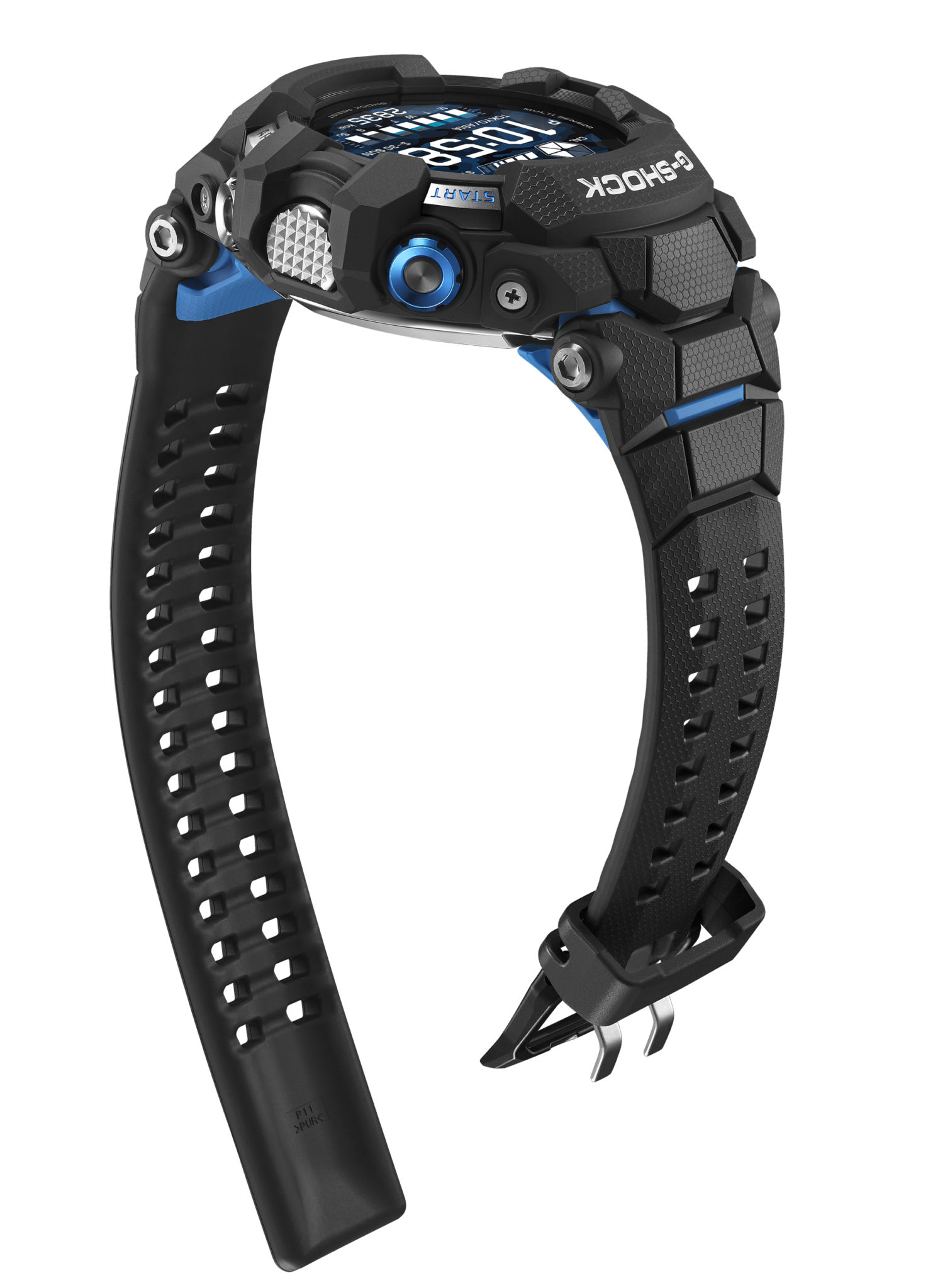 Thin blue line g hotsell shock watch