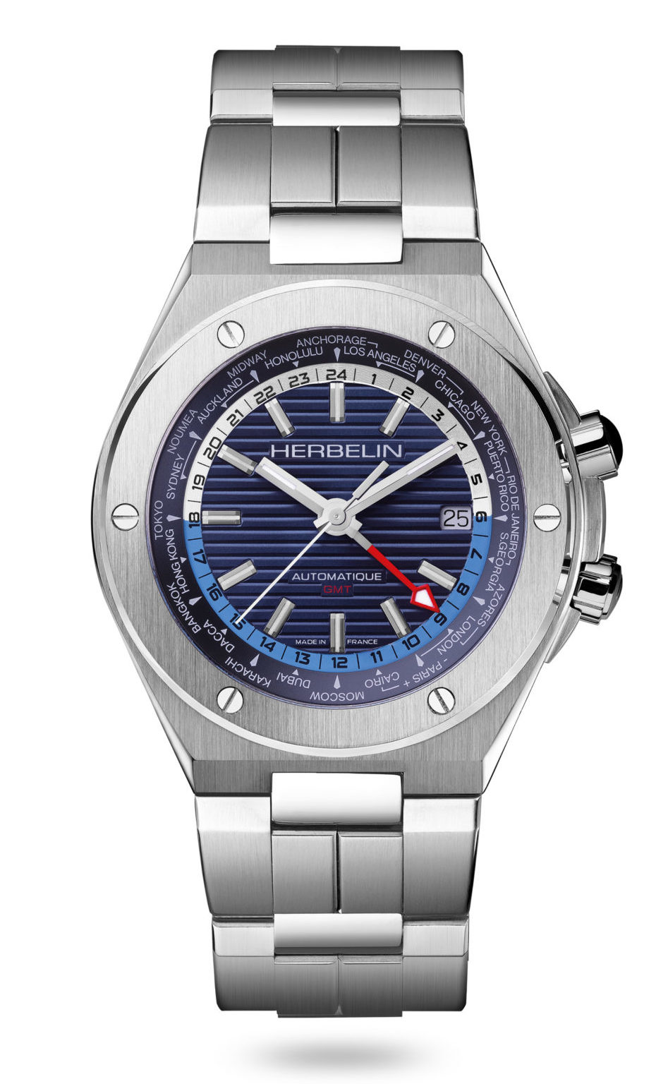 Michel Herbelin adds GMT to Cap Camarat Automatic range