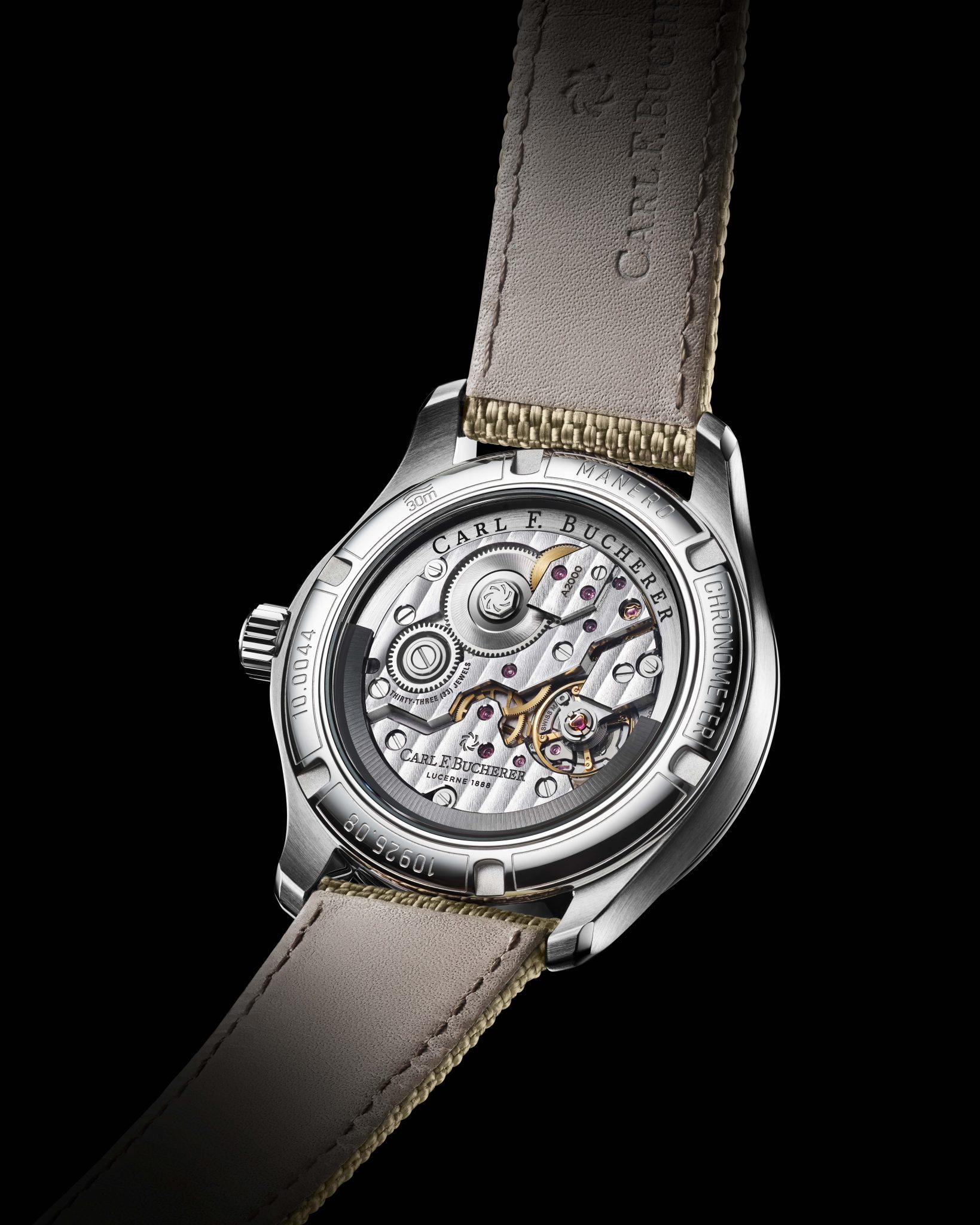 Carl F. Bucherer fits peripheral rotor movement into big date watches