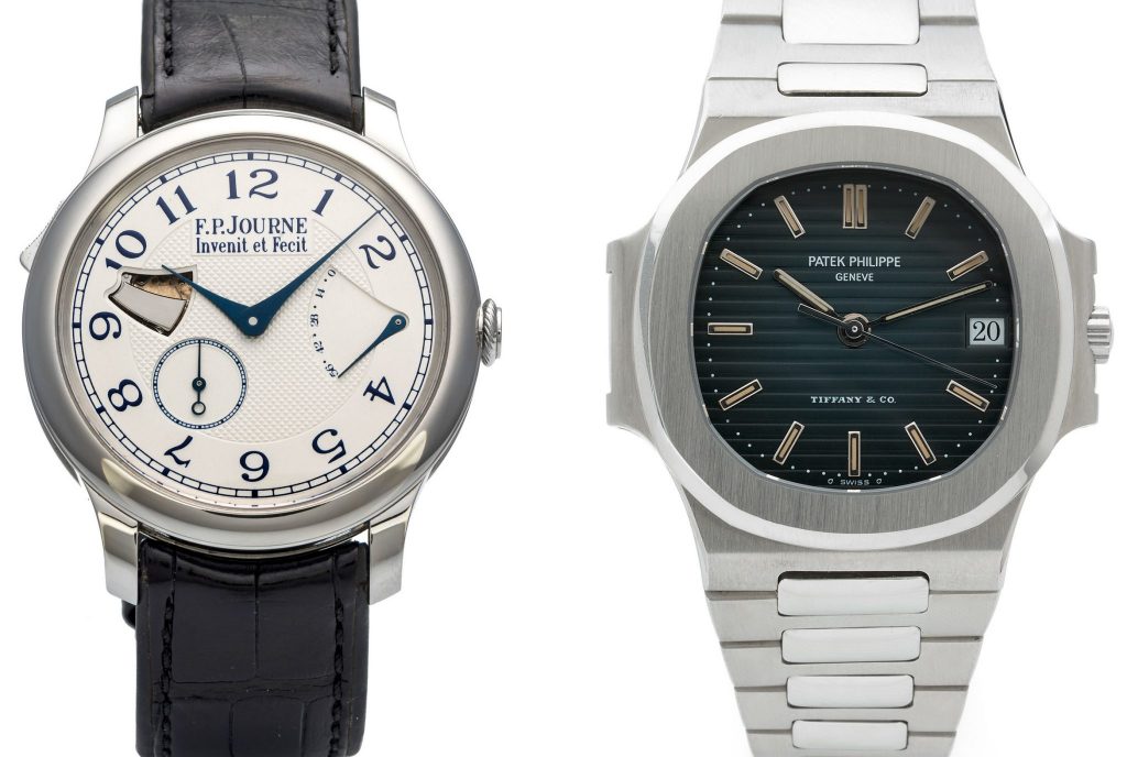 Patek Philippe Nautilus with Tiffany dial appears at Antiquorum auction