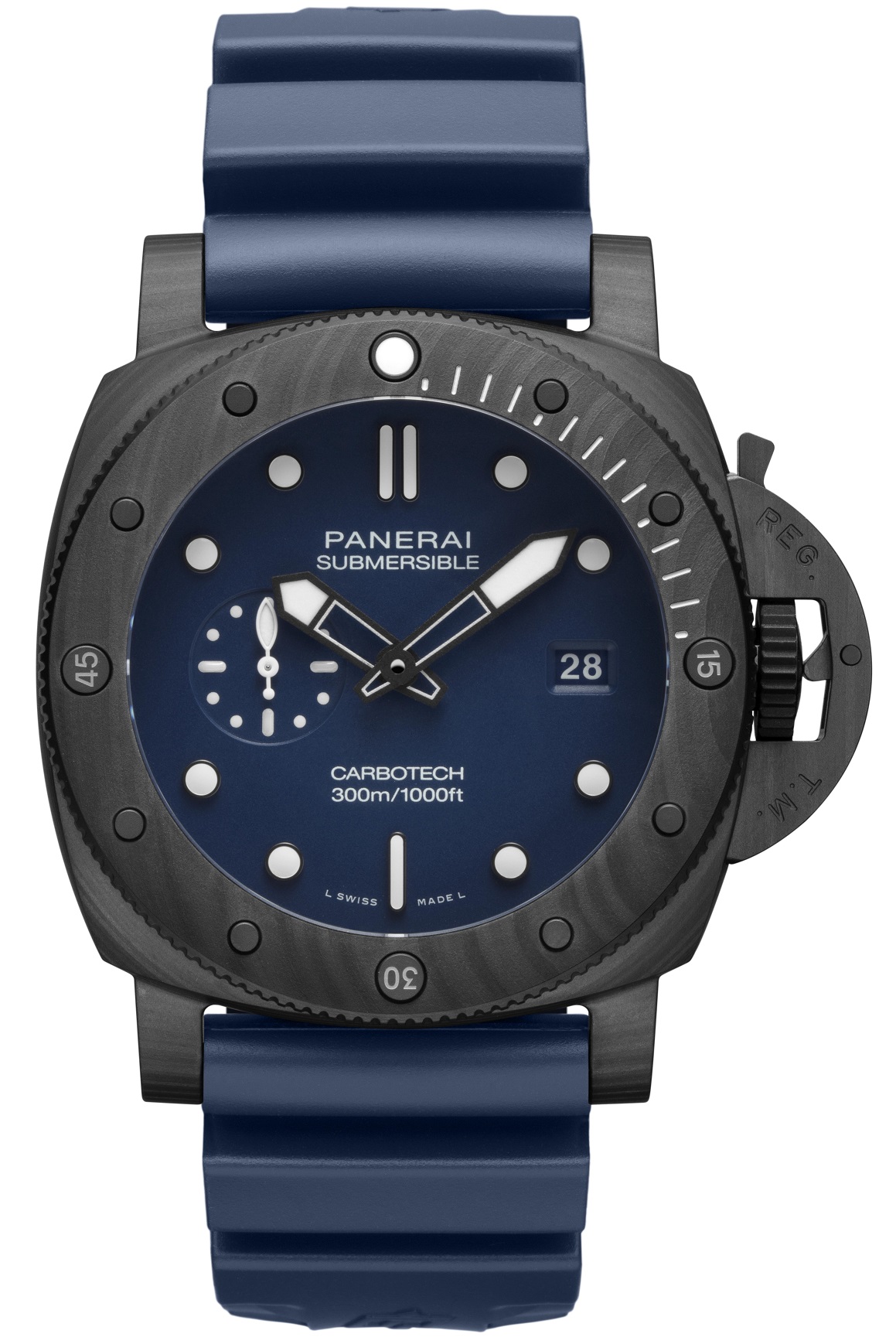 Panerai makes mid sized Submersible QuarantaQuattro collection in