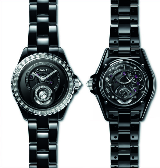 CHANEL - The new J12 Diamond Tourbillon watch features a
