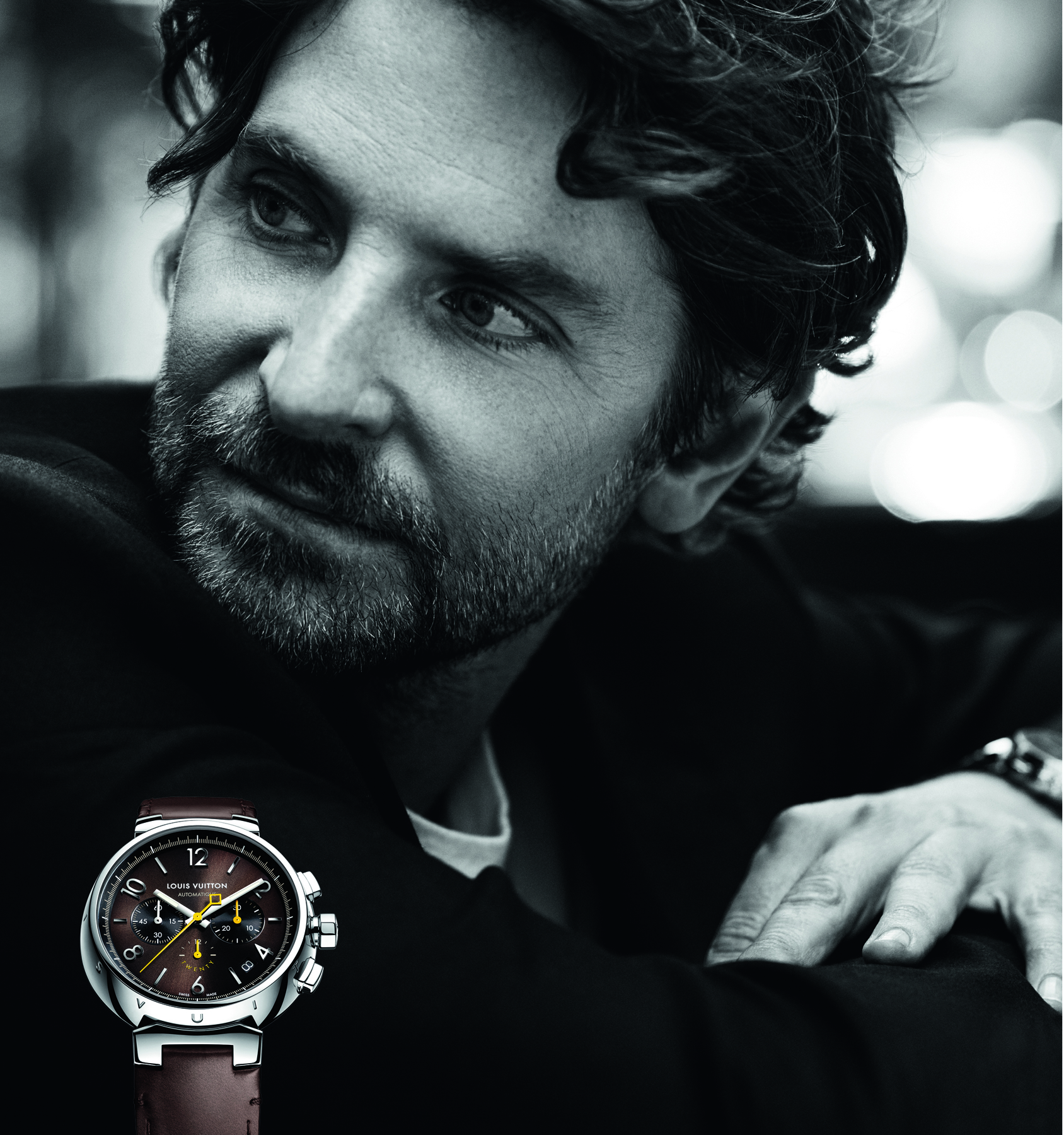 Bradley Cooper fronts campaign for 20th anniversary Louis Vuitton Tambour