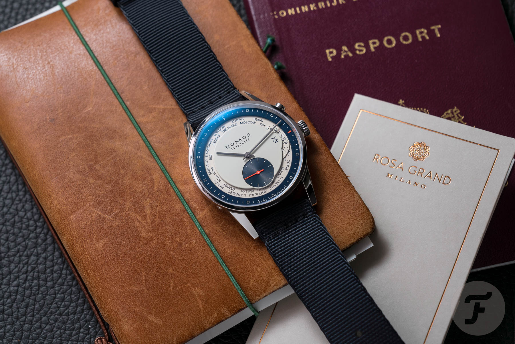 Zürich world time midnight blue — NOMOS Glashütte