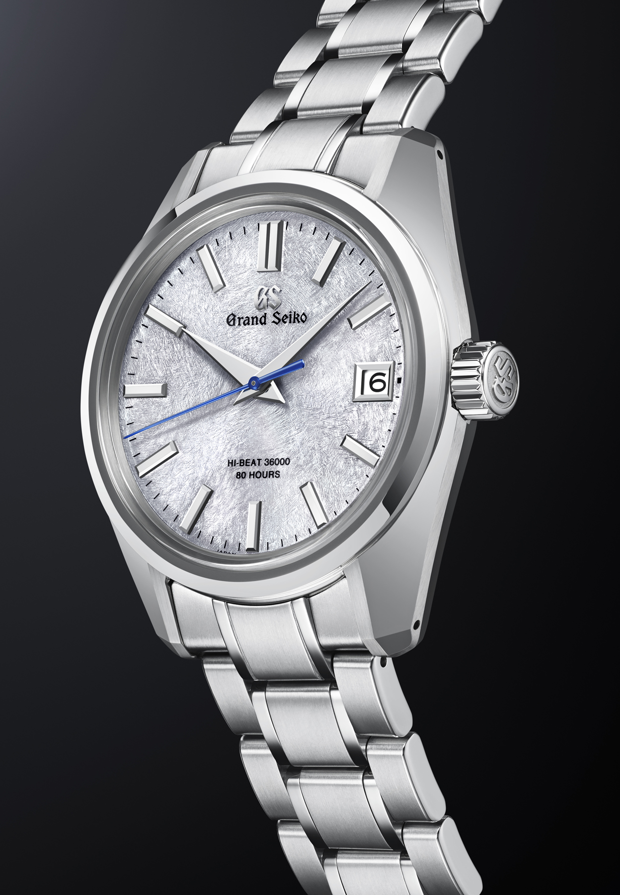 Grand Seiko creates a snowscape dial for its latest Hi-Beat 44GS watch