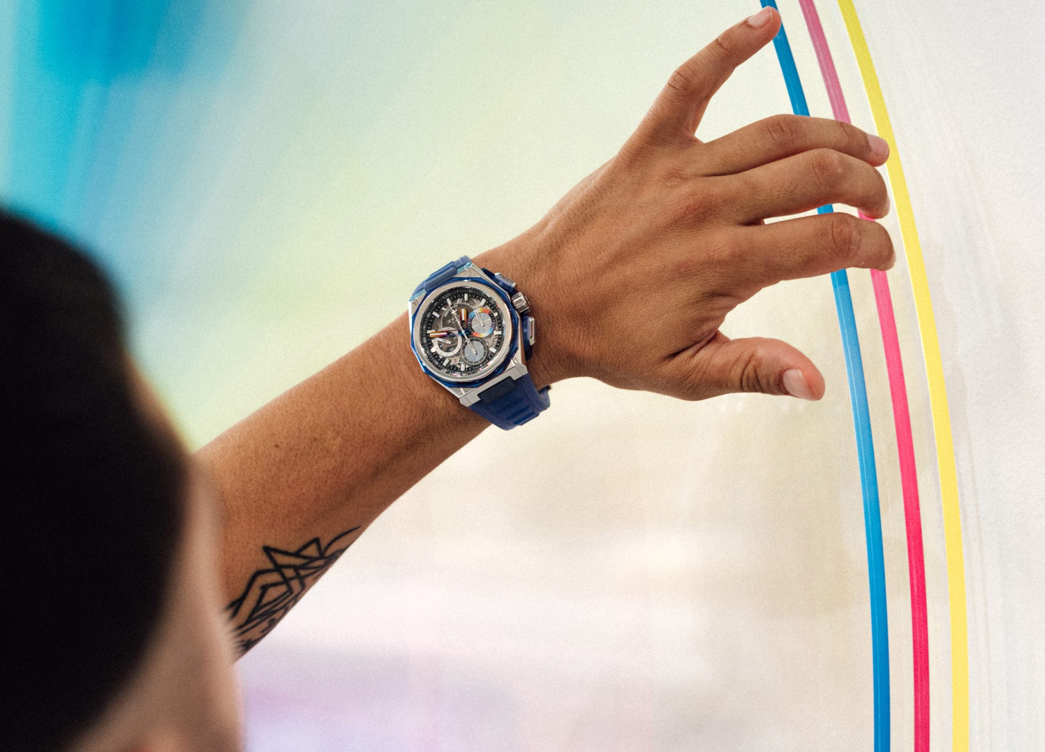 the DEFY 21 felipe pantone for zenith explores high-frequency in
