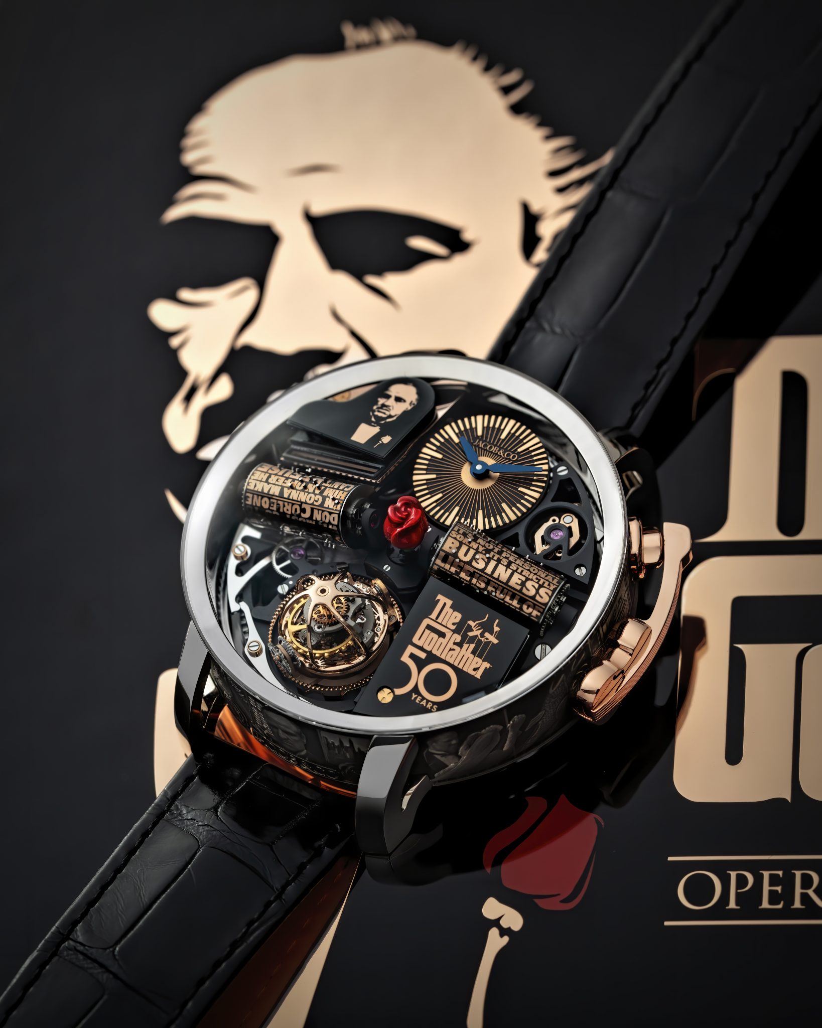 Jacob Co. elevates Opera Godfather timepiece to a unique level