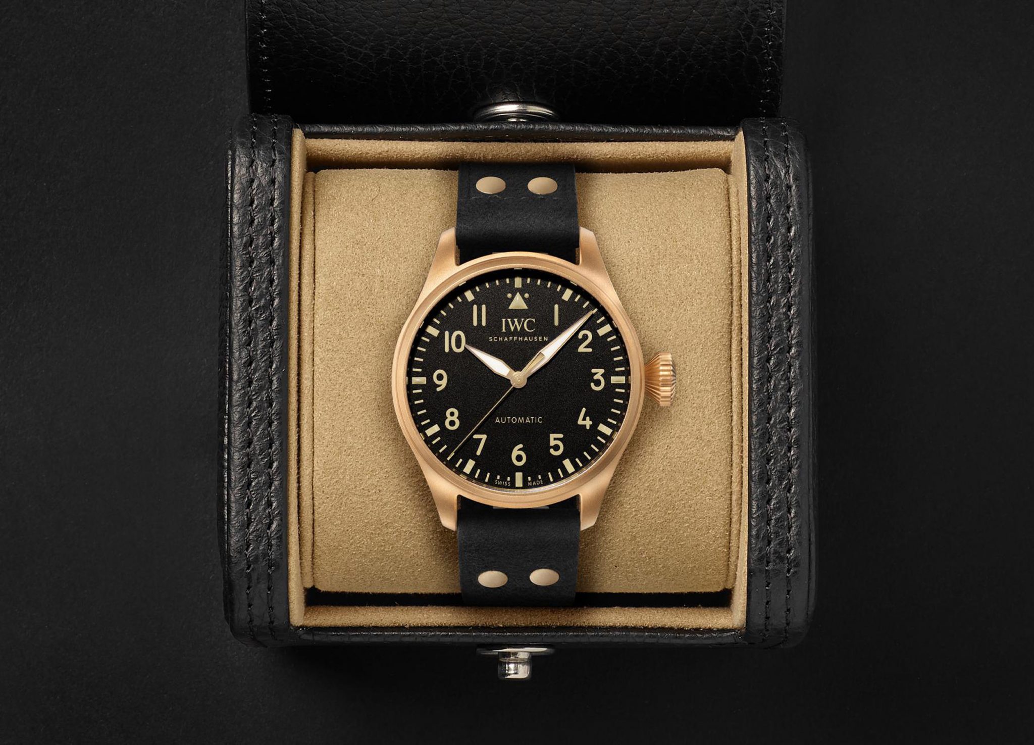 IWC and Mr Porter collaborate on black and bronze Big Pilot