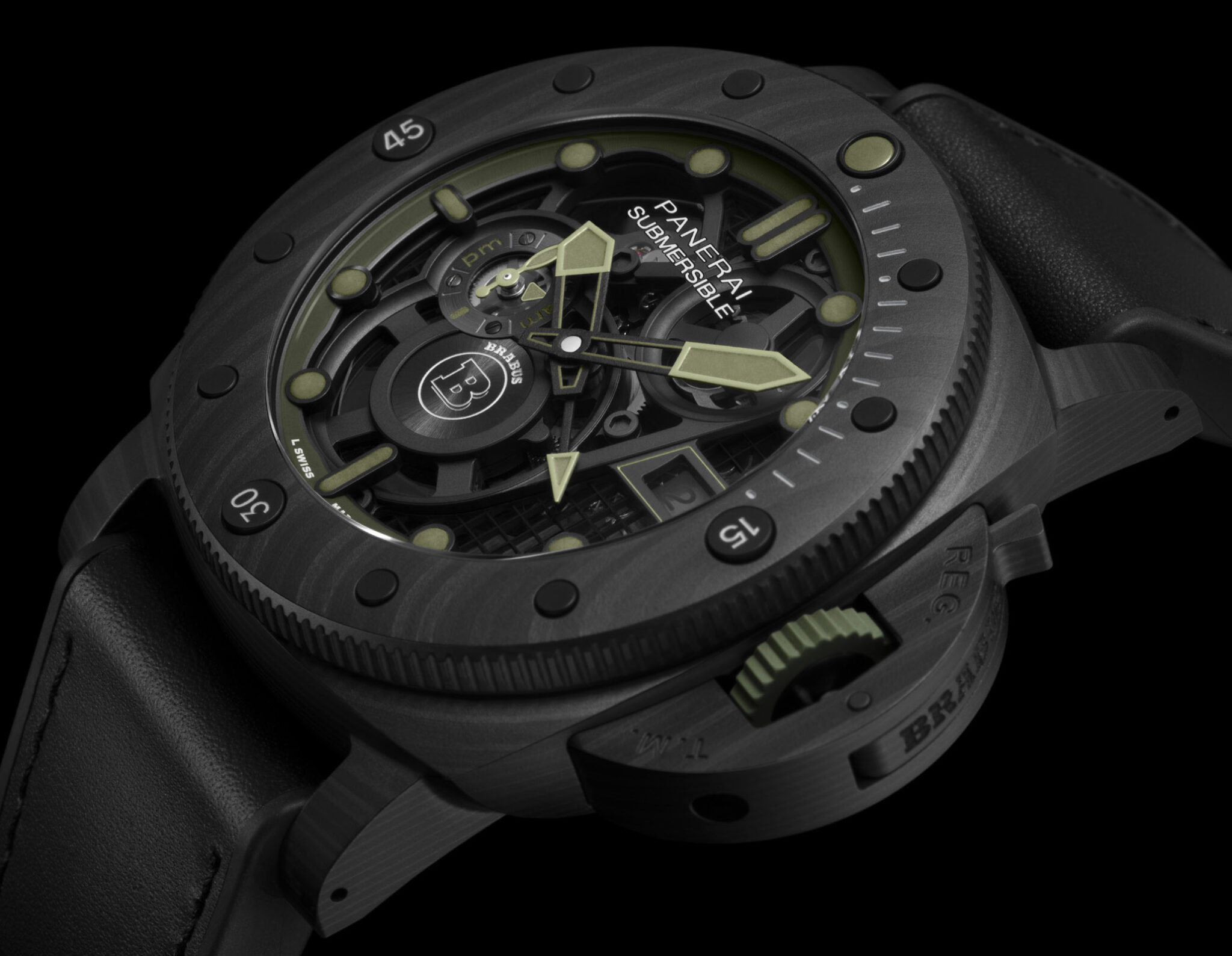 Panerai and car customizer Brabus partner on second limited edition