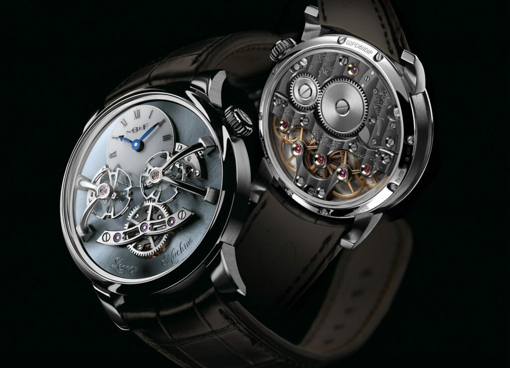 MB&F makes aquamarine anniversary LM2 in palladium