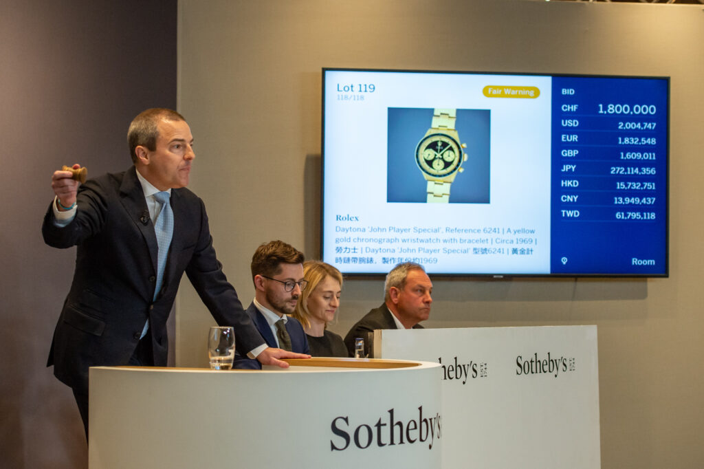 Pedro Reiser Auctioning the Rolex Daytona JPS Important Watches May 2023 2