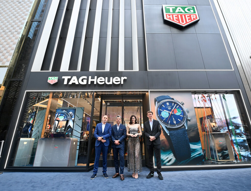 WATCH FACES Stars turn out to celebrate opening of TAG Heuer