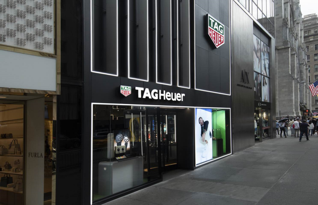 TAG Heuer relocates on Manhattan's Fifth Avenue and reveals a fresh