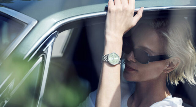 Charlize Theron unveils new Breitling Navitimer models