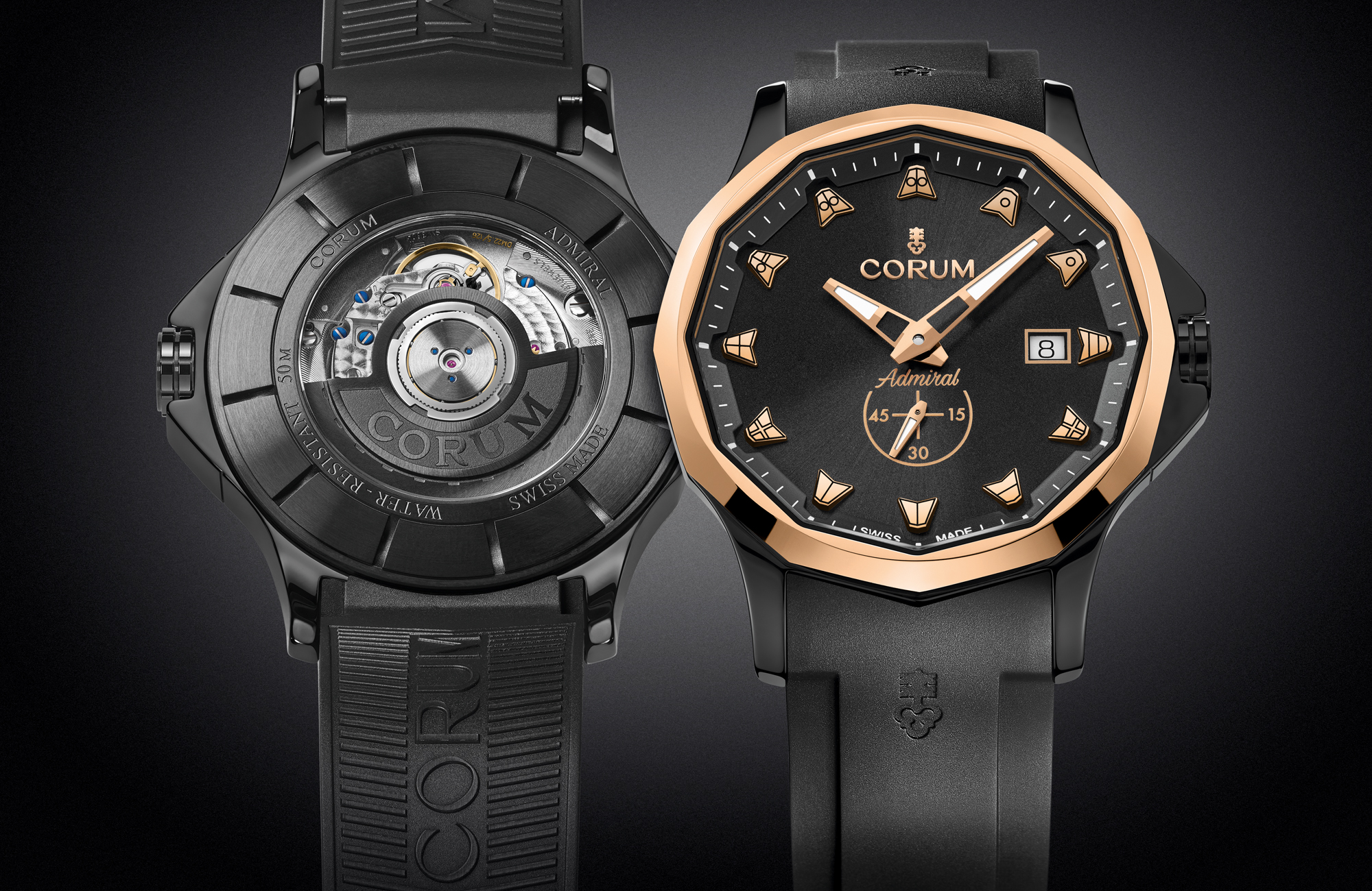 Corum embraces ceramic for latest additions to the Admiral fleet