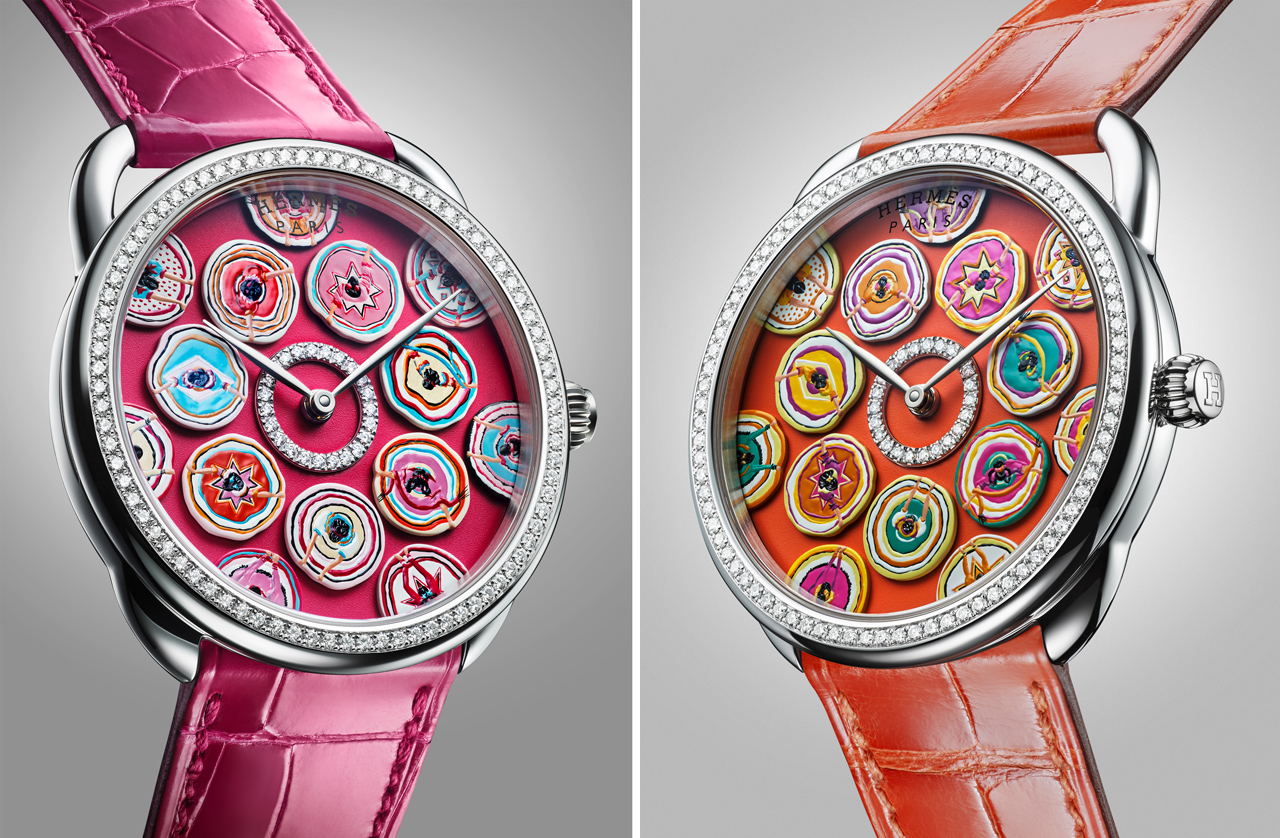 Belles du Mexique dance onto Hermès Arceau watch - WATCHPRO USA