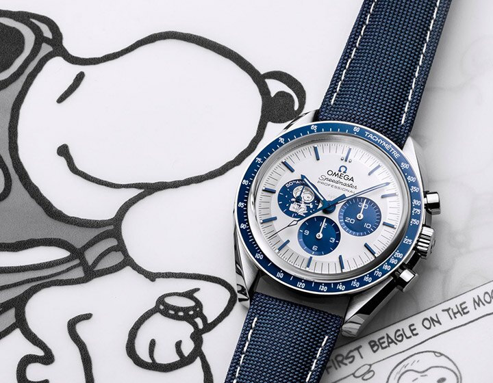 送料無料 Snoopy Date x x OMEGA Moonswatch with x the Swatch ...