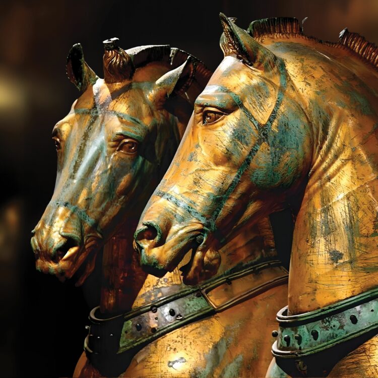 Venice’s Horses of St. Mark statues inspire bronze Venezianico dive ...
