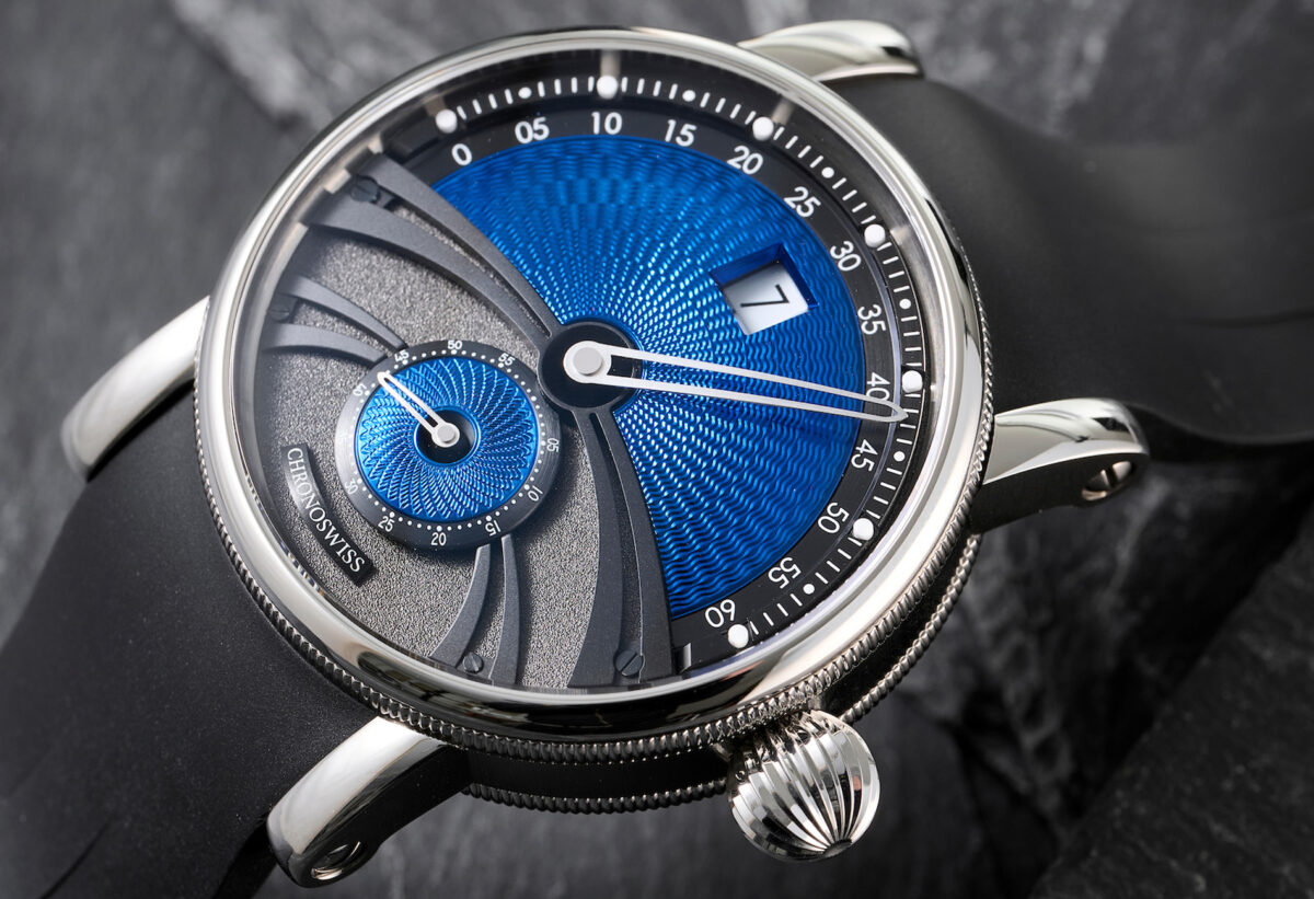 Aero Neuchatel 2 register Square chronograph, powered by Valjoux 7734 | I35  Vintage Watches