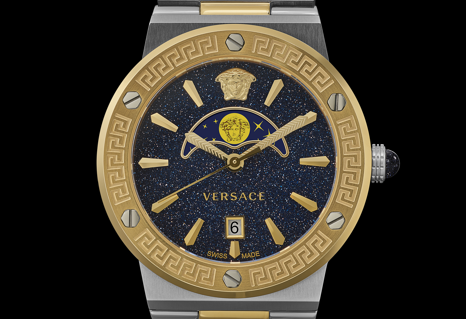 【国内即納】VERSACE Greca Logo Moonphase VE7G00524 腕時計 Versace Womens Watches | Direct Luxury