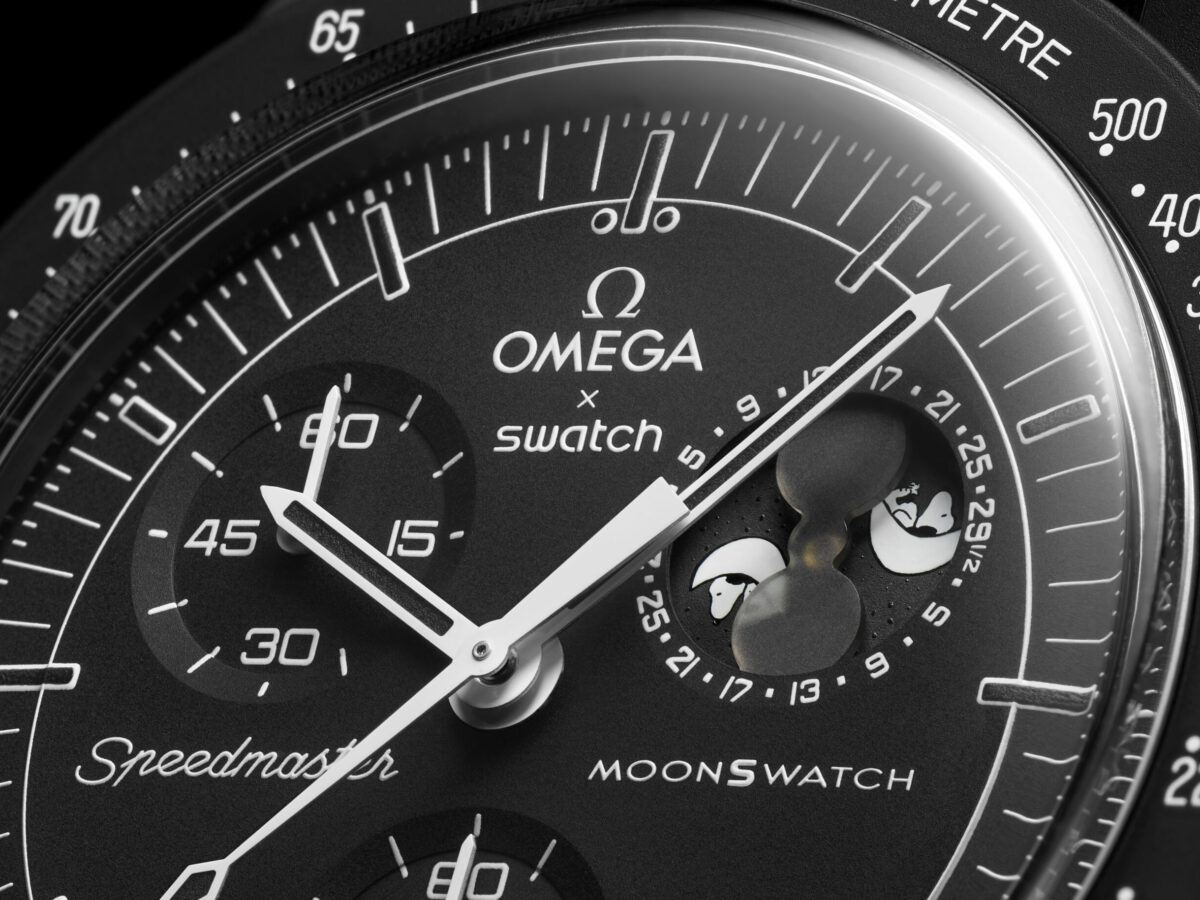 New all-black Snoopy MoonSwatch goes on sale next week at 22