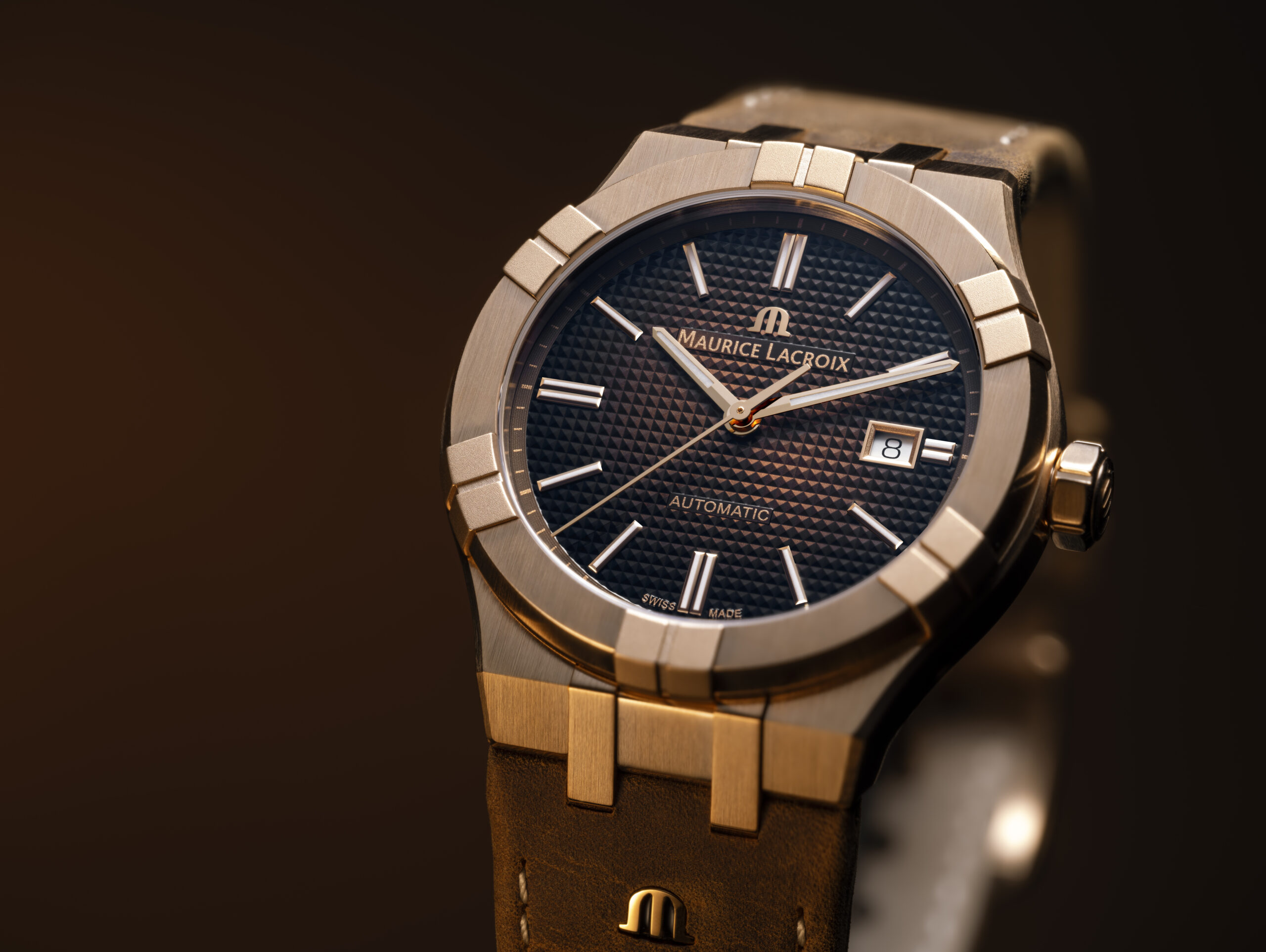 Maurice Lacroix brings back a bronze Aikon this time with an automatic movement