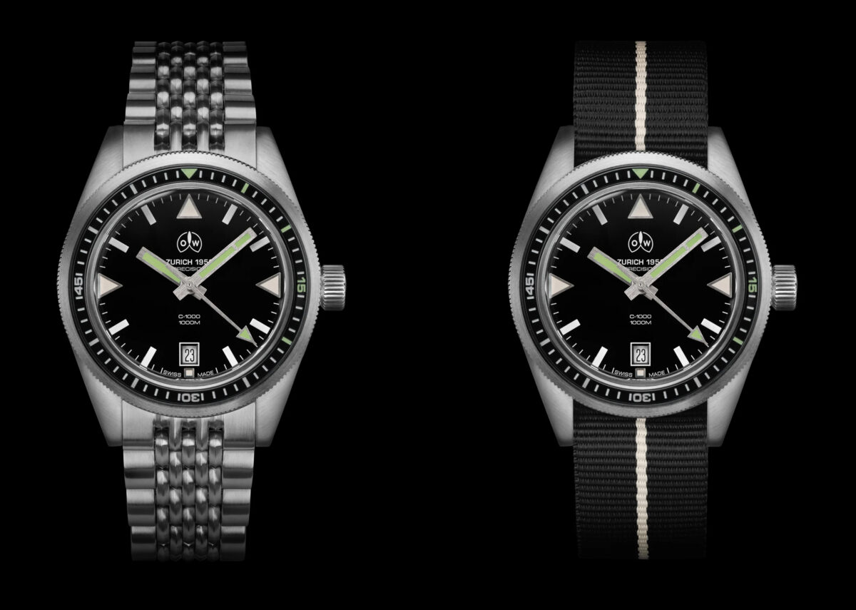 Ollech & Wajs reissues Caribbean 1000 Precision dive watch