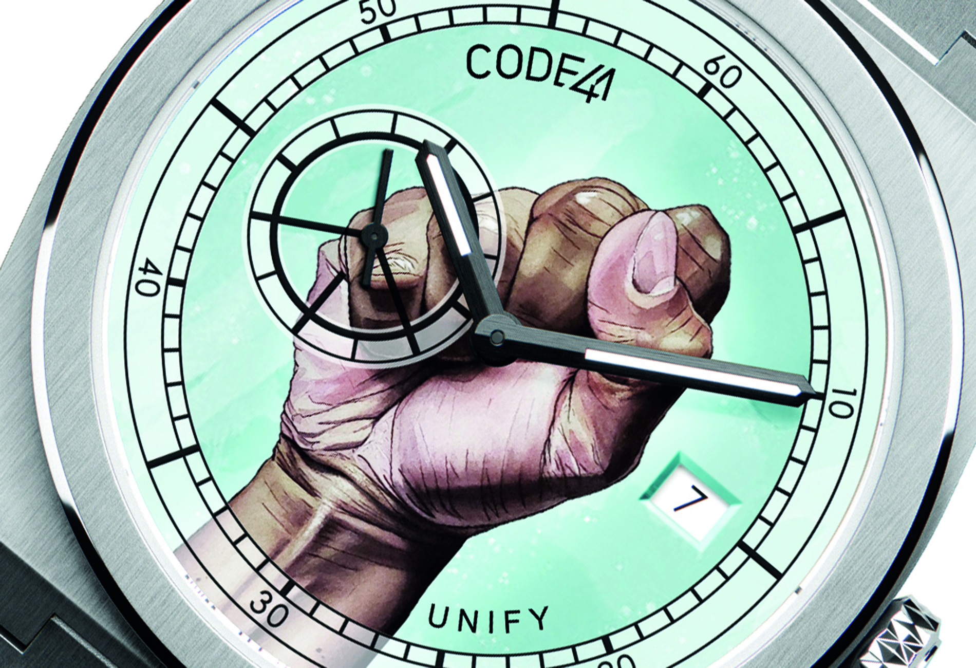 CODE41 creates message of unity in collaboration with artist